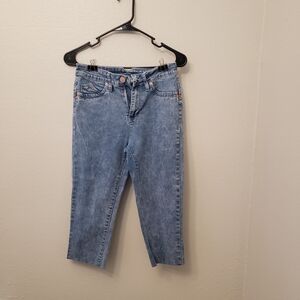 YMI Denim Cropped Jeans in Light Blue